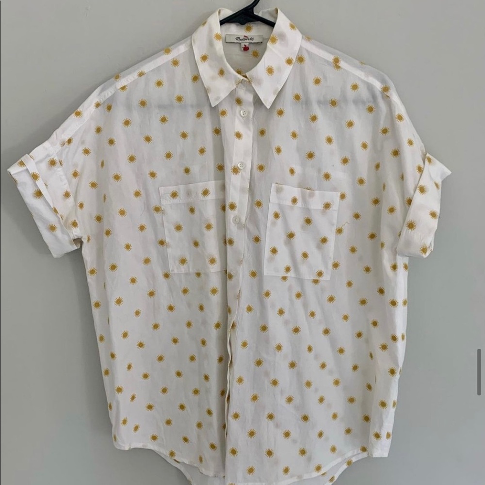 Madewell Sunburst button up top